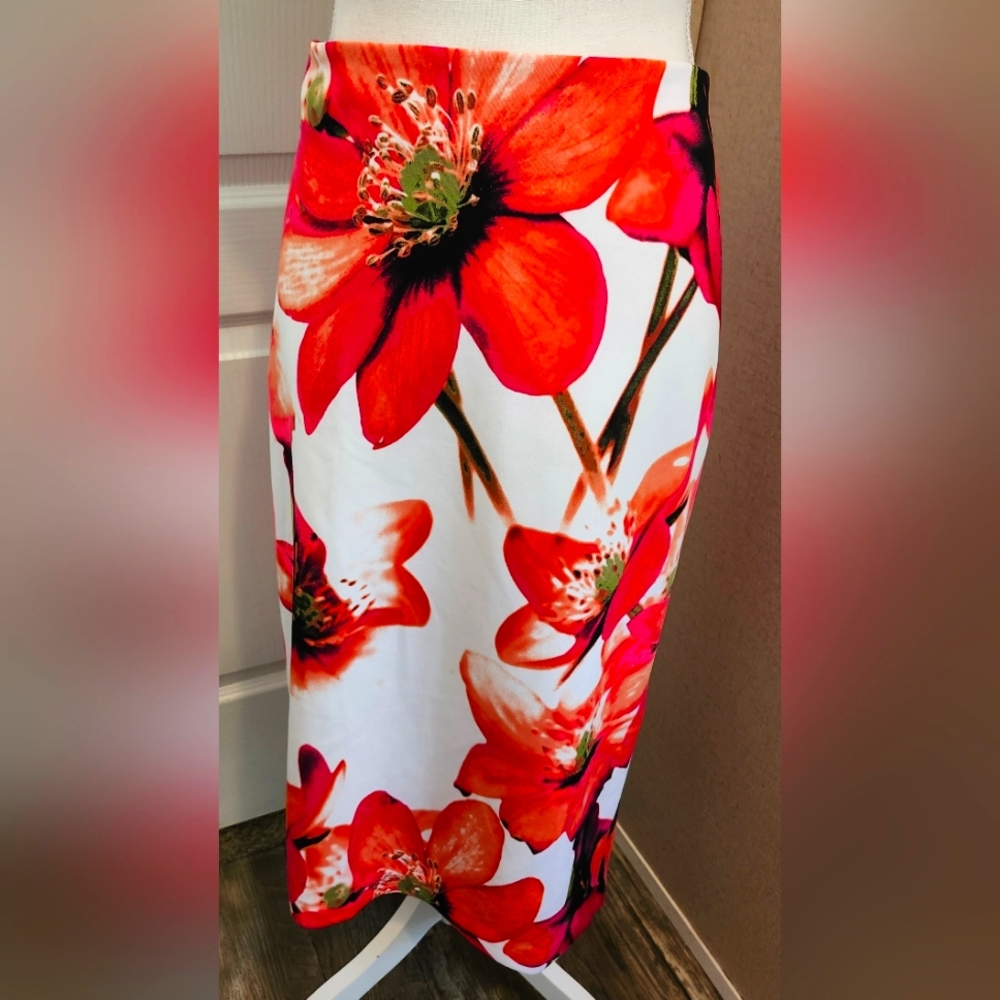 EUC Worthington floral skirt Size 16W